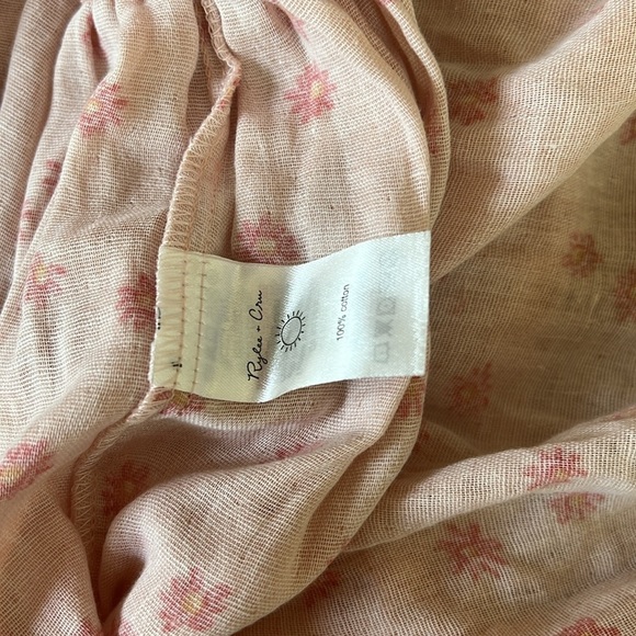 Rylee + cru Sisley pink floral dress girls 8-9 years nwt bohemian ruffles - Picture 4 of 5